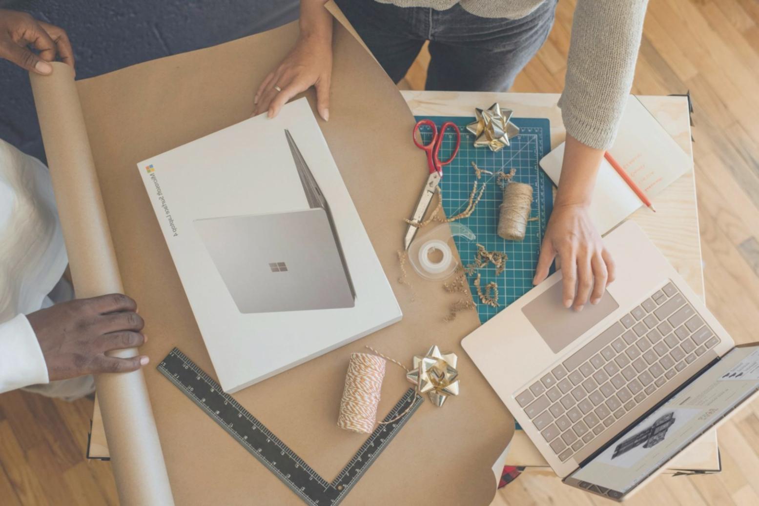 Educational workshop environment with materials and tools